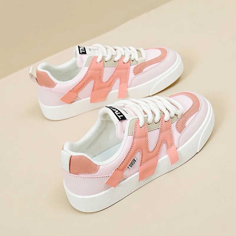 Women's Leather Breathable Versatile Sneakers (In Stock)