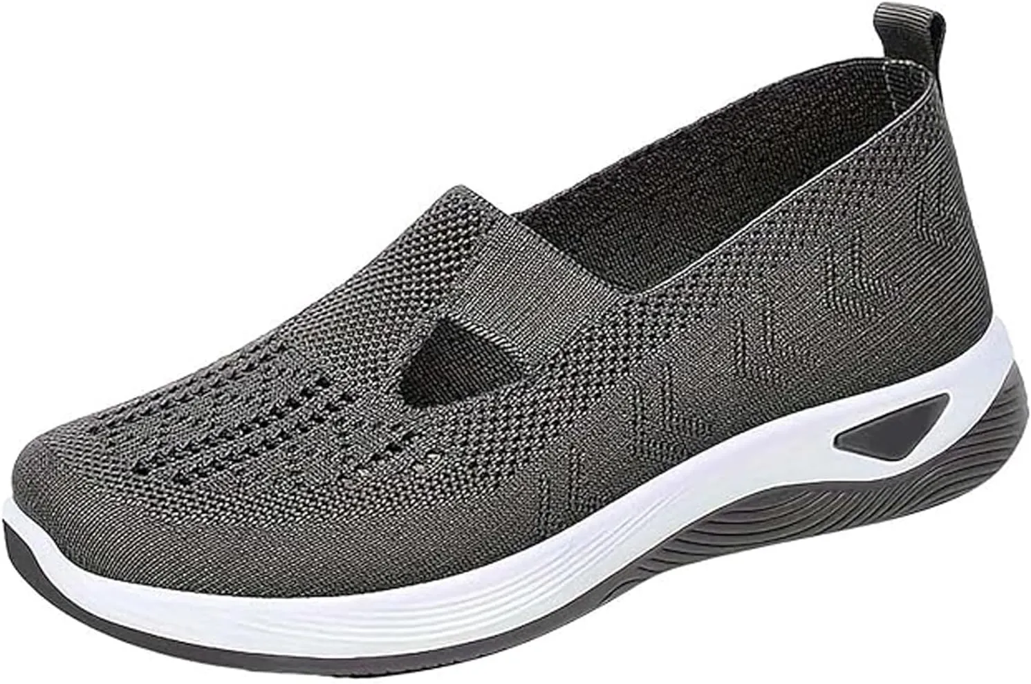 Women's Orthopedic Walking Shoes Hands Free Slip-Ins Go Walking Slip on Shoe Breathable Mesh Comfortable Soft Athletic Sneakers